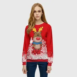 Олень в шарфике