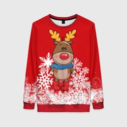 Олень в шарфике