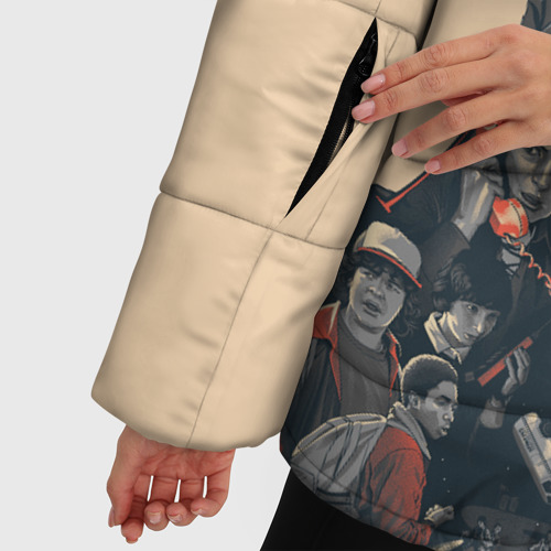 Женская зимняя куртка Oversize Eleven, цвет красный - фото 6