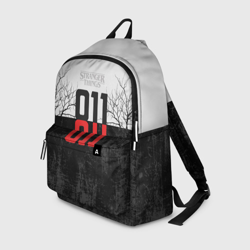 Рюкзак 3D с принтом Одиннадцать 011, вид спереди #2