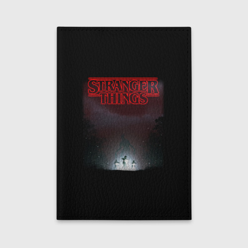 Обложка для автодокументов Stranger Things  Демогоргон, цвет черный