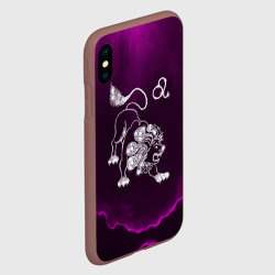 Чехол для iPhone XS Max матовый Лев - фото 2