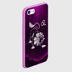 Чехол для iPhone 5/5S матовый Лев - фото 2