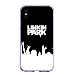 Чехол для iPhone XS Max матовый Linkin Park фанаты