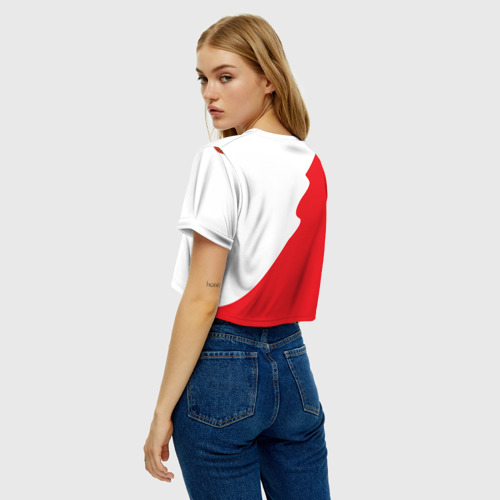 Женская футболка Crop-top 3D Я из СССР, цвет 3D печать - фото 5