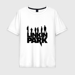 Мужская футболка хлопок Oversize Linkin Park