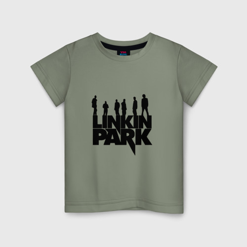 Детская футболка хлопок с принтом Linkin Park, вид спереди #2