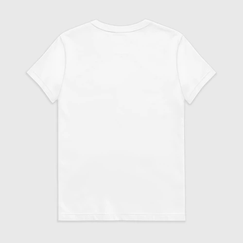 Женская футболка хлопок с принтом The young pope, вид сзади #1