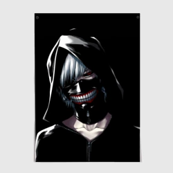 Постер Токийский гуль в капюшоне