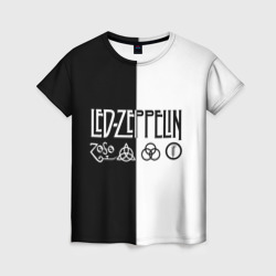 Женская футболка 3D Led Zeppelin