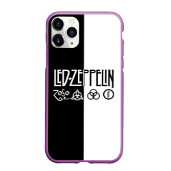 Чехол для iPhone 11 Pro Max матовый Led Zeppelin