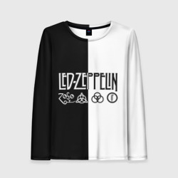 Женский лонгслив 3D Led Zeppelin