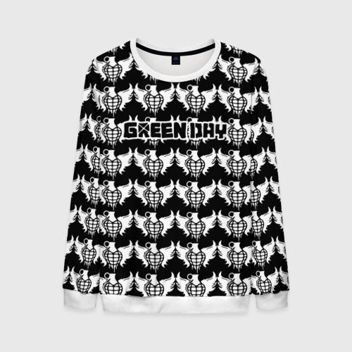 Мужской свитшот 3D Green Day Фото 01 Мужской свитшот 3D Green Day Фото 01