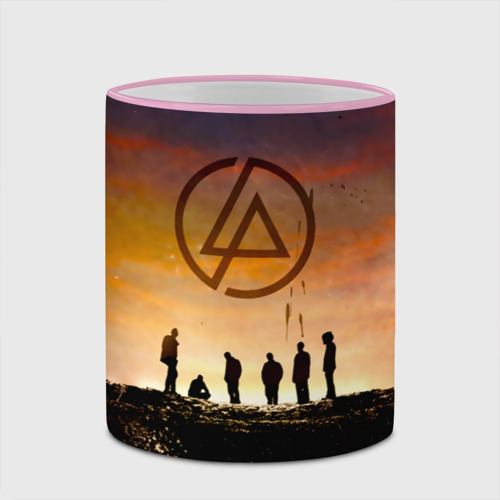 Кружка с полной запечаткой Linkin Park, цвет Кант розовый - фото 4