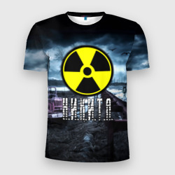 Мужская футболка 3D Slim S.T.A.L.K.E.R. - Н.И.К.И.Т.А