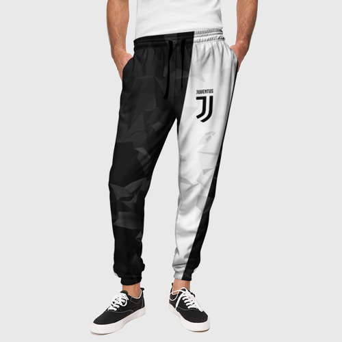 Мужские брюки 3D Juventus 2018 Line, цвет 3D печать - фото 4