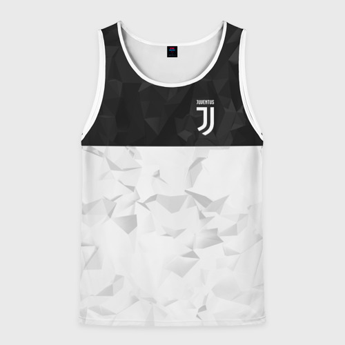 Мужская майка 3D Juventus 2018 Black and White, цвет 3D печать