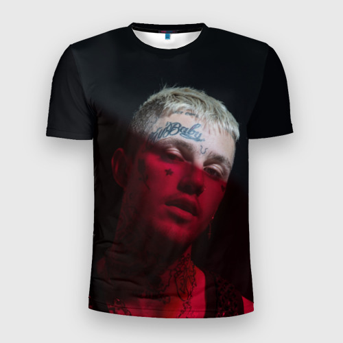 Мужская футболка 3D Slim LIL PEEP, цвет 3D печать