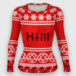 Женский рашгард 3D Праздничный HIM