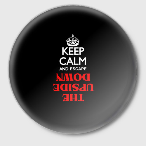 Значок KEEP CALM Stranger Things Фото 01 Значок KEEP CALM Stranger Things Фото 01