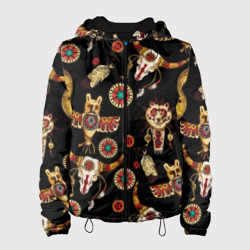 Индейские культовые символы – Женская куртка 3D с принтом купить со скидкой в -10%