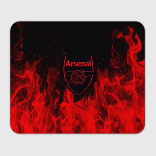 Прямоугольный коврик для мышки FC ARSENAL IN FIRE 2018