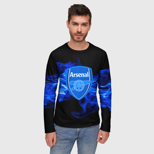 Мужской лонгслив 3D FC ARSENAL, цвет 3D печать - фото 3