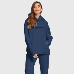 Женский костюм хлопок Oversize Я же говорила - фото 2