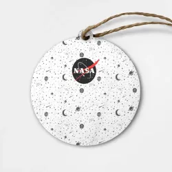 Деревянная игрушка круг NASA