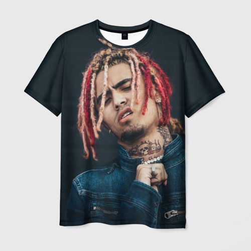 Мужская футболка 3D Lil Pump, цвет 3D печать