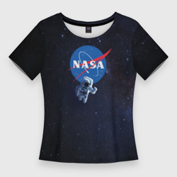 Женская футболка 3D Slim NASA