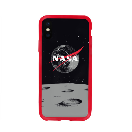 Чехол для iPhone X глянцевый NASA Фото 01 Чехол для iPhone X глянцевый NASA Фото 01