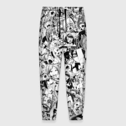 Мужские брюки 3D Ahegao faces pattern