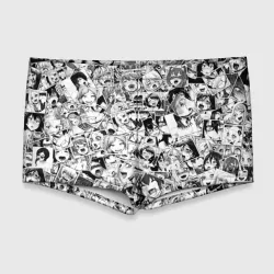 Мужские купальные плавки 3D Ahegao faces pattern