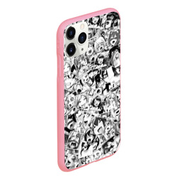 Чехол для iPhone 11 Pro Max матовый Ahegao faces pattern - фото 2