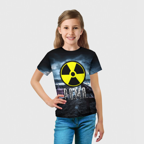 Детская футболка 3D S.T.A.L.K.E.R. - Р.О.М.А, цвет 3D печать - фото 5
