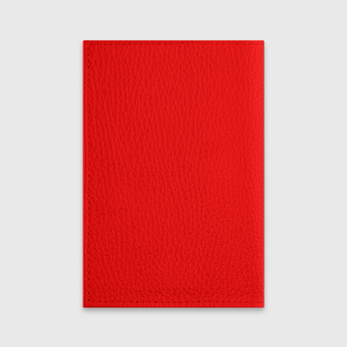 Обложка для паспорта матовая кожа Павел - сделано в СССР, цвет черный - фото 2