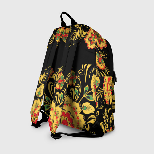 Рюкзак 3D с принтом Настя, роспись под хохлому, вид сзади #1