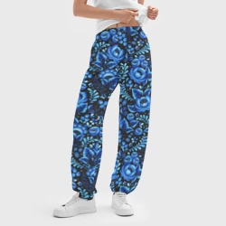 Женские джоггеры оверсайз 3D Красивая гжель - фото 2