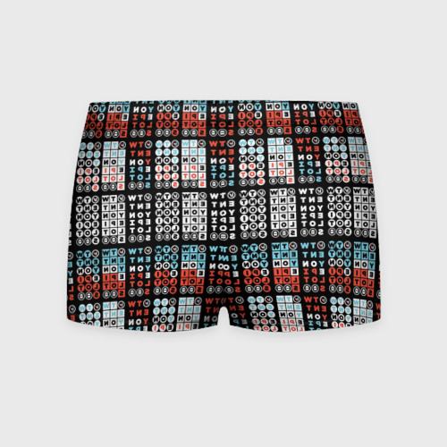 Мужские трусы 3D Twenty One Pilots Pattern, цвет 3D печать - фото 2