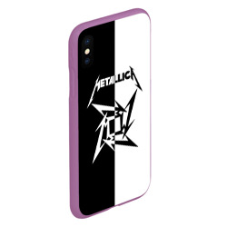 Чехол для iPhone XS Max матовый Metallica - фото 2