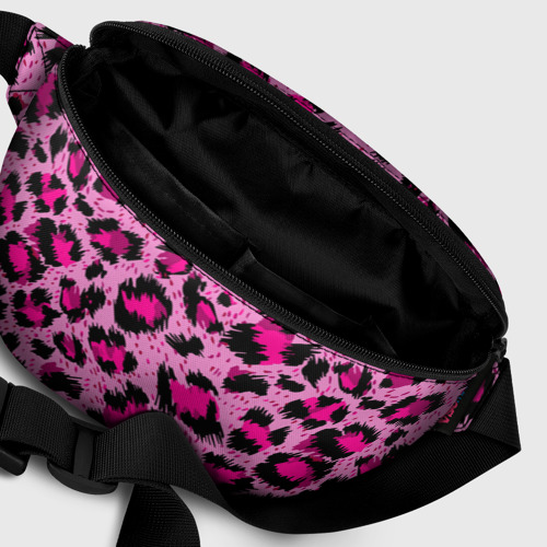 Поясная сумка 3D Розовый леопард - фото 7