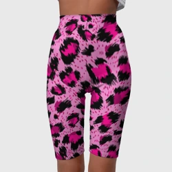 Велосипедки 3D Розовый леопард - фото 2