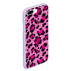 Чехол для iPhone 7Plus/8 Plus матовый Розовый леопард - фото 2