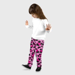 Детские брюки 3D Розовый леопард - фото 2