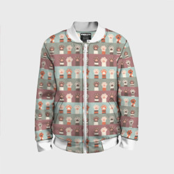 Детский бомбер 3D Кошачьи лапки