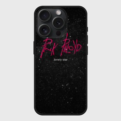 Чехол силиконовый для Apple iPhone 15 Pro Мax матовый Pink Phloyd