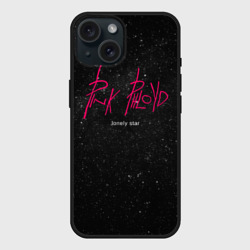 Чехол силиконовый для Apple iPhone 15 матовый Pink Phloyd