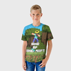 Детская футболка 3D Король Майнкрафта - фото 2