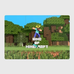 Магнитный плакат 3Х2 Король Майнкрафта